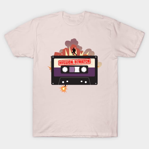 Previously Recorded - Mission: Rewatch Logo T-Shirt by Previously Recorded Network